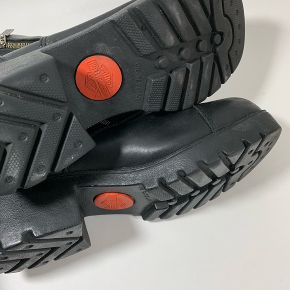 Harley Davidson Motorcycle Boots Size 10 Leather - Picture 6 of 9